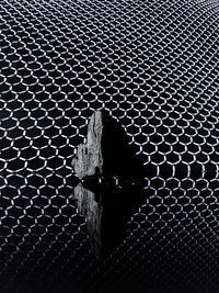 Full frame shot of metal grate