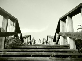 Low angle view of staircase