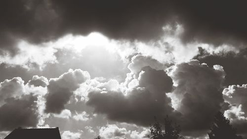 Low angle view of sky