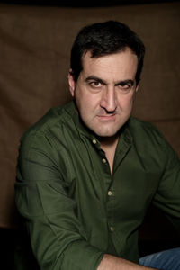 Close-up portrait of a man