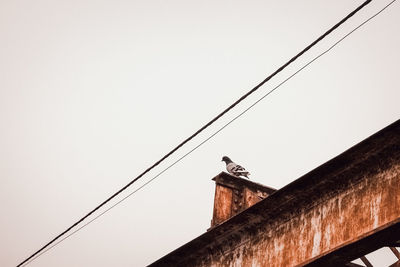 Low angle view of building against clear sky
