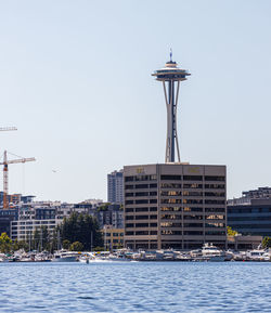 View of buildings at waterfront