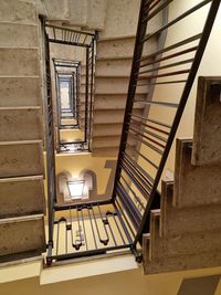 Stairs into a antique palace. low angle view of building