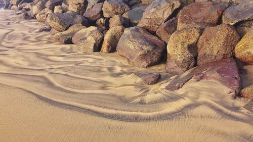 Sand dune in desert