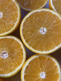 Close-up of lemon slices