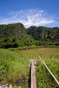 Scenic view of landscape against sky