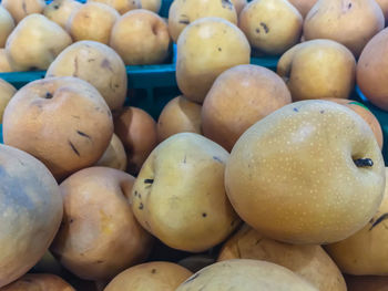 Full frame shot of fruits for sale at market stall