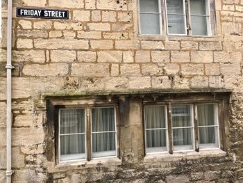 Exterior of old building