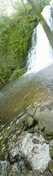 River flowing through rocks