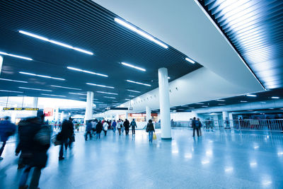 Group of people at airport