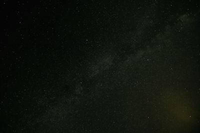 Low angle view of stars against sky at night