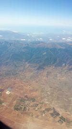 Aerial view of landscape against sky