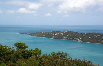 Scenic view of st croix against sky