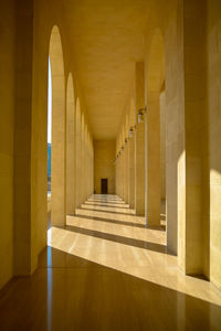 Corridor of building