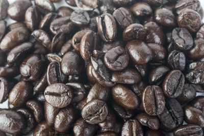 Full frame shot of coffee beans