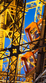 Low angle view of metal structure