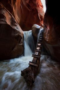 View of waterfall