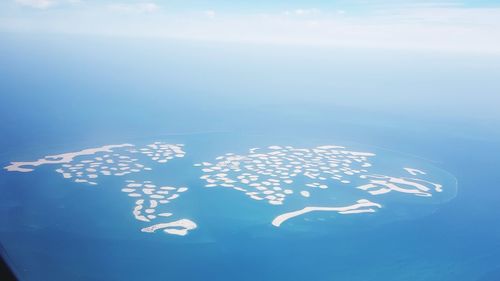 Aerial view of swimming pool