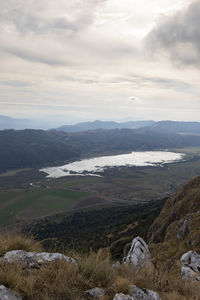 Scenic view of landscape against sky