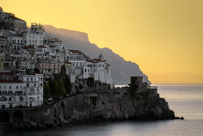 Amalfi coast in italy taken in may 2022