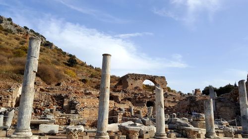 Old ruins against sky