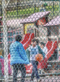 Full frame shot of chainlink fence