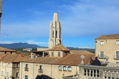 Panoramic view of cathedral against sky