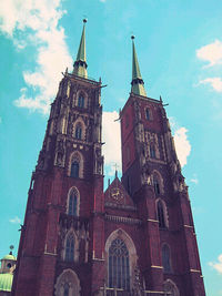 Low angle view of church