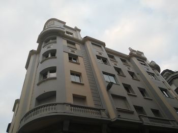 Low angle view of building against sky