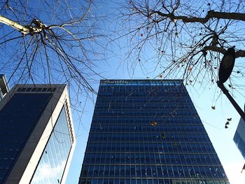 Low angle view of modern building