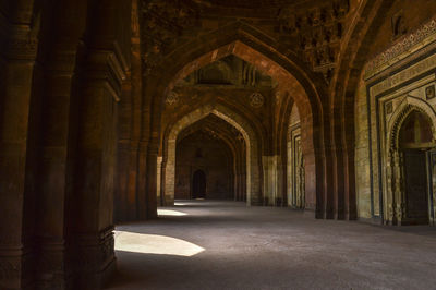 Corridor of historic building