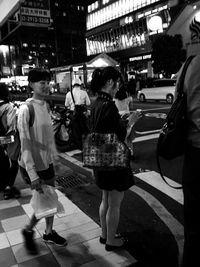 Man walking on street