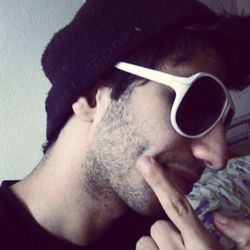 Close-up of man wearing sunglasses