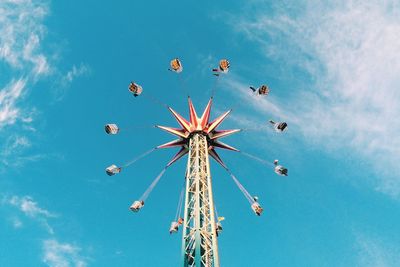 Low angle view of ferris wheel