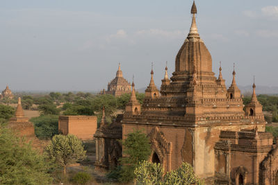 Historic temple against blue sky