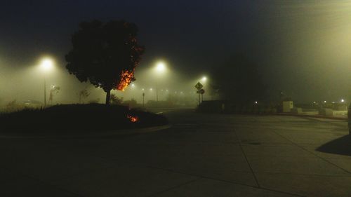 Road at night