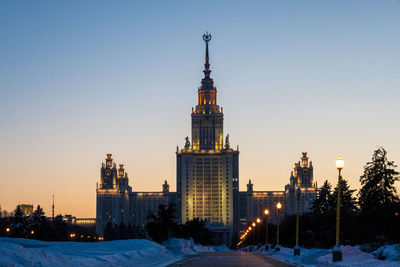 Buildings in city