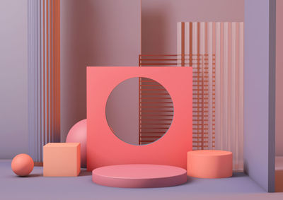 Table and chairs at home