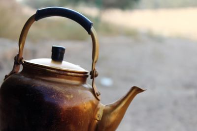 Close-up of teapot