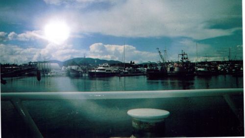 Reflection of clouds in water