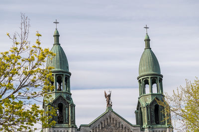 Low angle view of building against sky