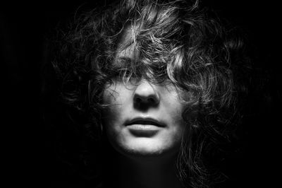 Portrait of young woman