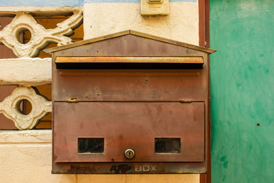 Close-up of old building