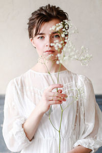 Portrait of a beautiful young woman
