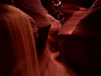 Close-up of rock formation