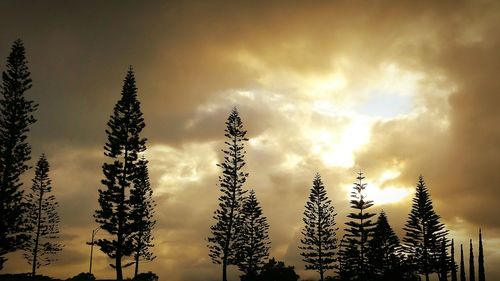 Low angle view of cloudy sky