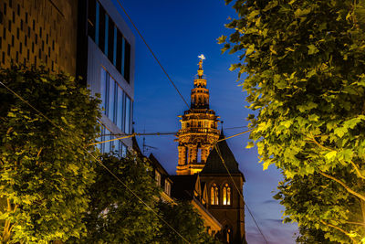 Low angle view of building against sky