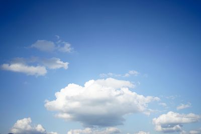 Low angle view of clouds in sky