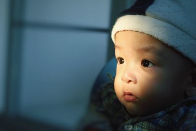 Close-up portrait of baby