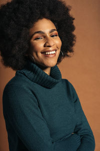 Portrait of a smiling young woman